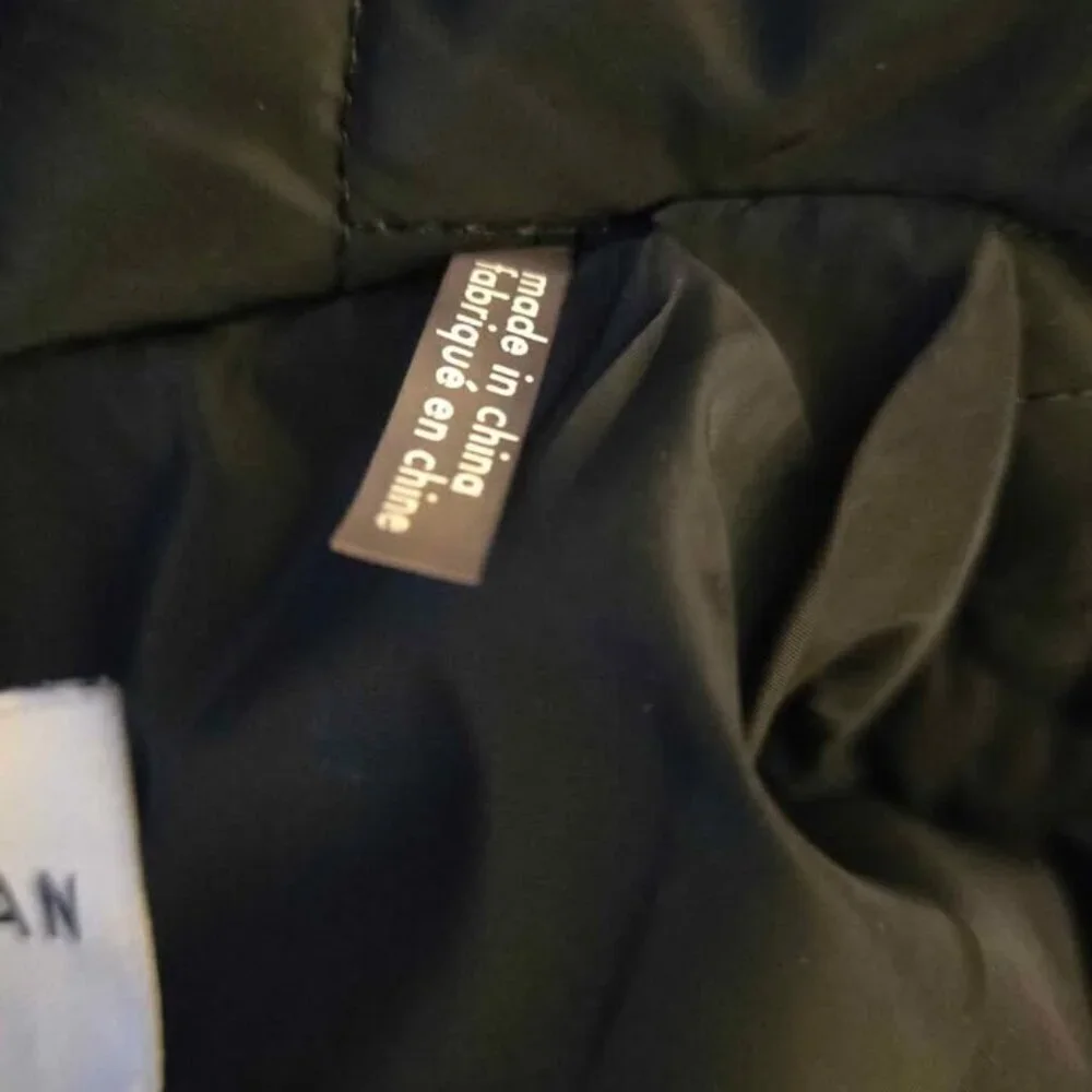 Cole Haan Signature Quilted Jacket Coat with Belt Size Medium